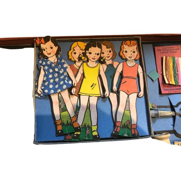 Vintage, rare, magic, sewing kit, 1938 USA made original box - Picture 3 of 14